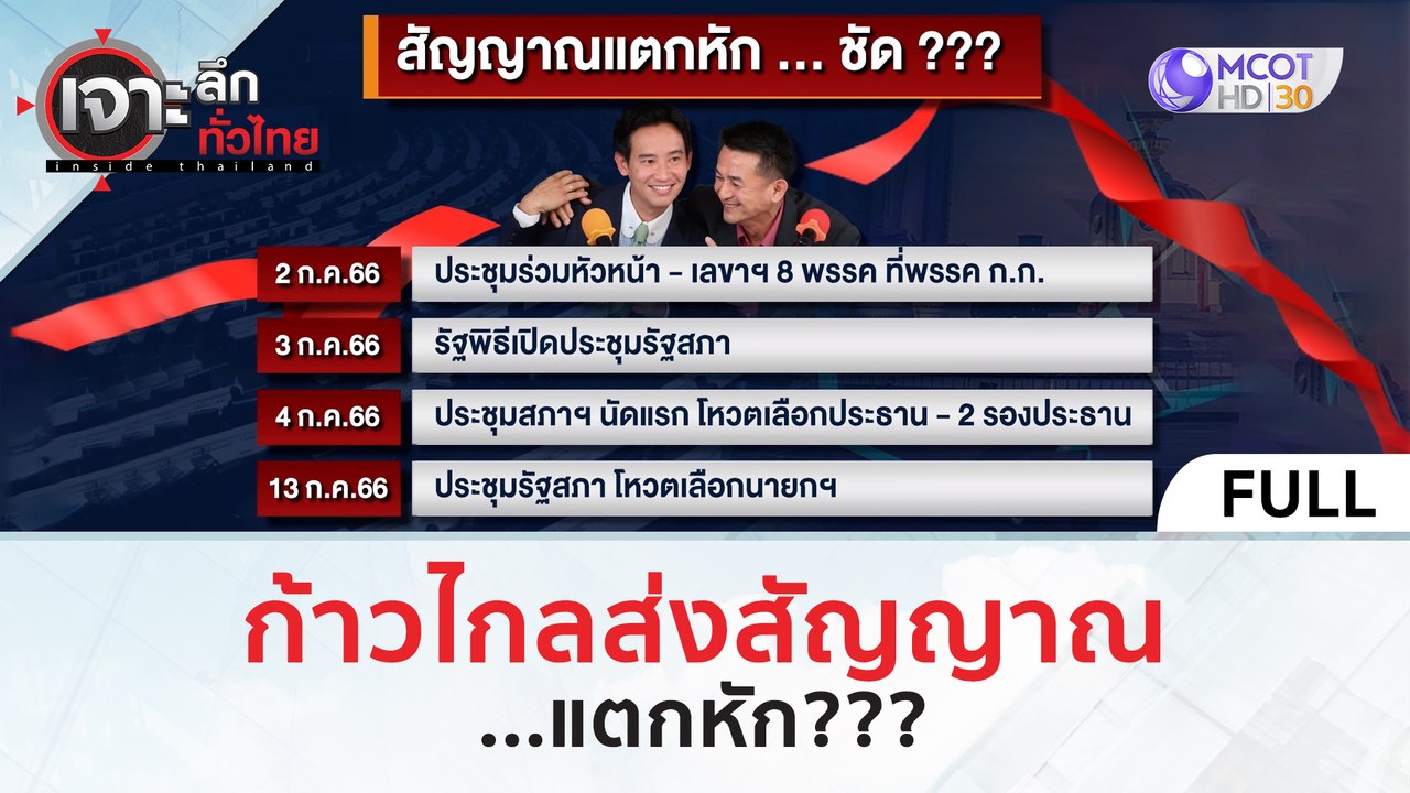 (คลิปเต็ม) ก้าวไกลส่งสัญญาณ...แตกหัก??? | เจาะล...