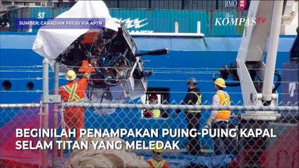 Penampakan Puing Kapal Selam Titan yang Meledak saat Ekspedisi Lihat Bangkai Titanic