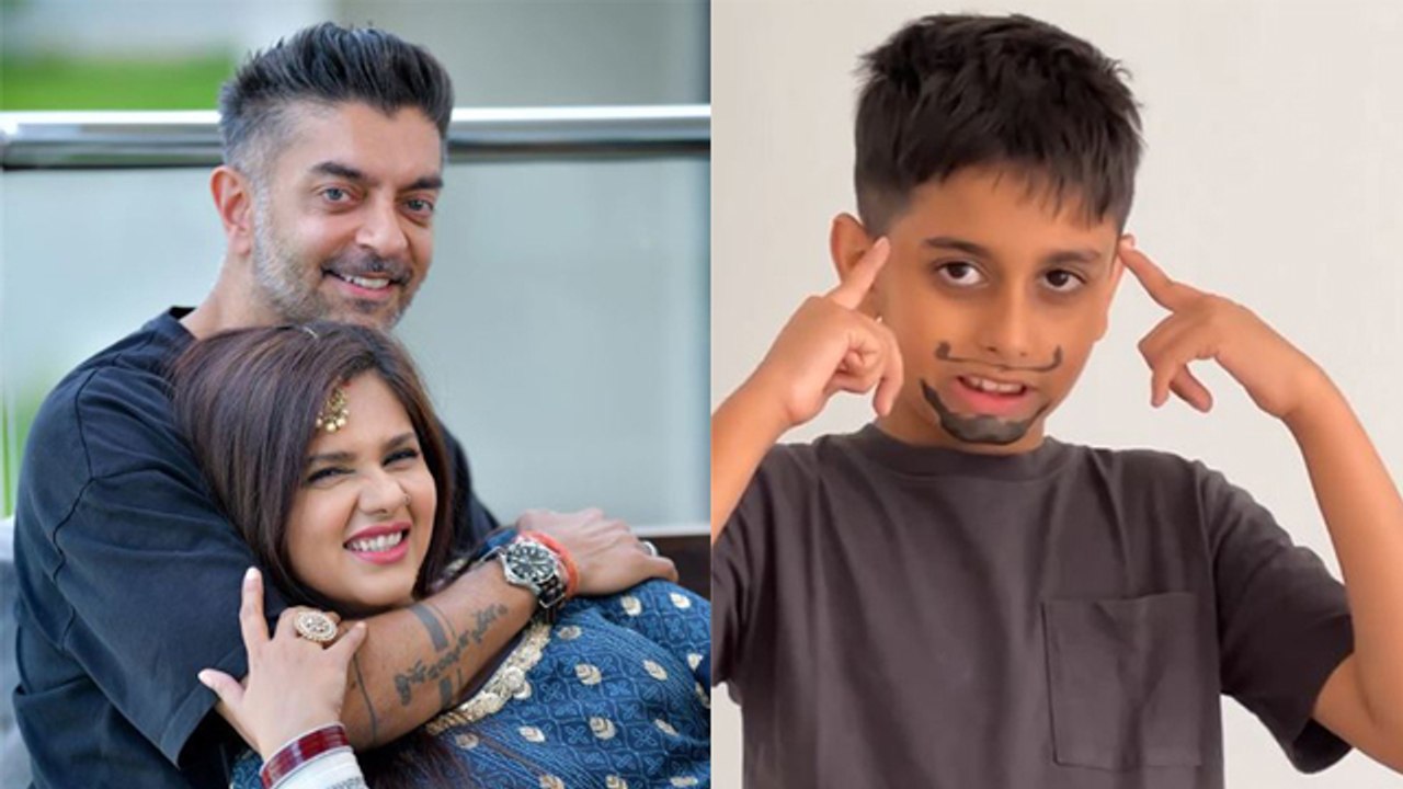 Daljiet Kaur Son Jaydon Step Father Nikhil Patel Look Copy करते Video Viral | Boldsky