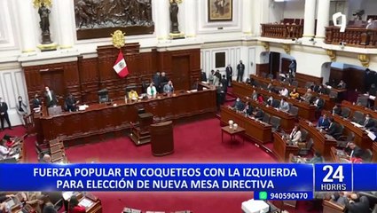 Fuerza Popular y Perú Libre no niegan conversaciones sobre elección de Mesa Directiva