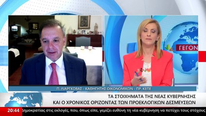 Ο Καθηγητής Οικονομικών, Παναγιώτης Λιαργκόβας στο STAR