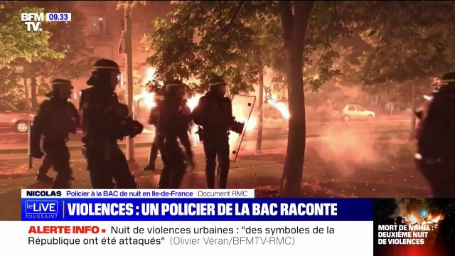 Violences urbaines: On était vite débordés raconte ce policier de la BAC en Île-de-France