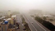 İran'da toz fırtınası can aldı! Hastaneler dolup taşıyor