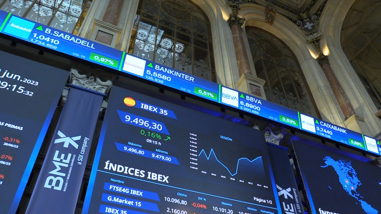 El Ibex 35 sube el 0,15 % y roza los 9.500 puntos pendiente de la inflación