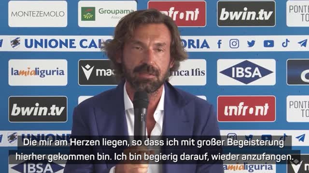Pirlo: 'Sampdoria ist eine große Chance'