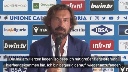 Pirlo: "Sampdoria ist eine große Chance"