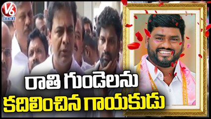 Minister KTR Great Words About Folk Singer Sai Chand  _  Folk Singer Sai Chand Passes away _ V6 News (1)