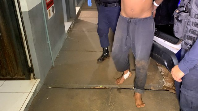 Homem é detido pela GM após agredir vizinho a pauladas no Bairro Neva