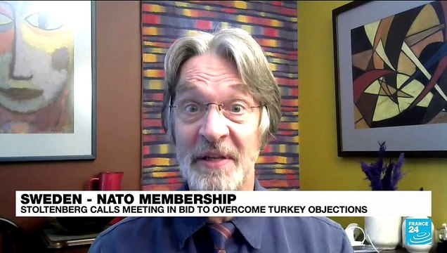 NATO chief convenes talks in a bid to persuade Turkey to let Sweden join the military alliance