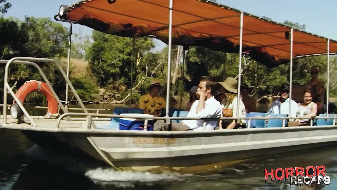 Giant Mutated Crocodile Traps Group Of Tourists On a Carnivorous Island