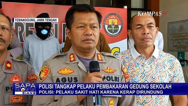 Siswa SMP Pembakar Sekolah Ditangkap, Polisi: Pelaku Sakit Hati Karena Kerap Dirundung