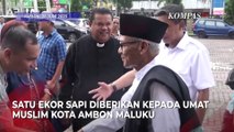 Sinode Gereja Protestan Maluku Berikan Hewan Kurban ke Masjid Al Fatah Ambon