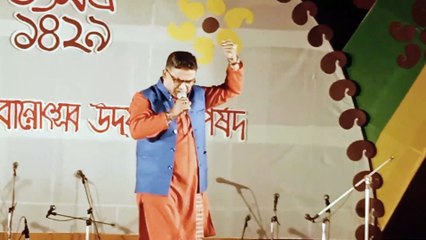 জাতীয় নবান্ন উৎসবে টপ্পা গান ছন্দ ছাড়ায় কিছুক্ষন