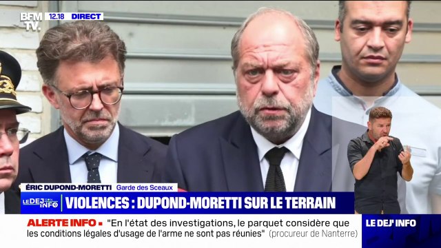 Mort de Nahel: Éric Dupond-Moretti affirme que la justice ne se rend pas en allumant des incendies dans la rue