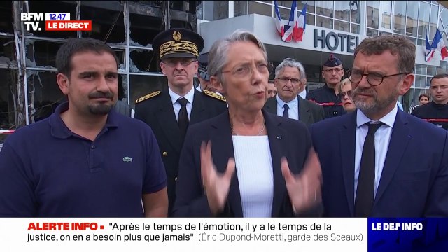 Violences après la mort de Nahel: Élisabeth Borne appelle à l'apaisement