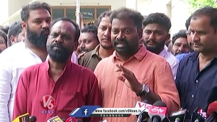 Singer Mittapalli Surender Gets Emotional About Folk Singer Sai Chand _ V6 News (1)