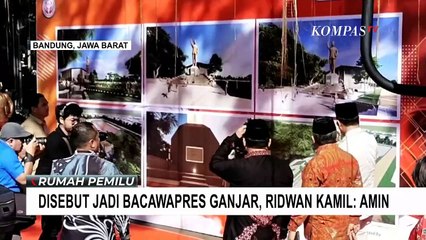 Disebut Bakal Cawapres Ganjar, Ridwan Kamil: Amin!
