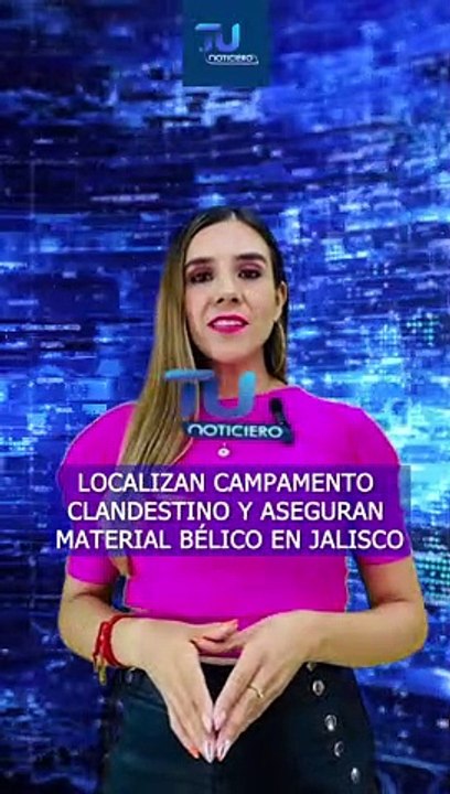 Elementos de la Guardia Nacional localizaron un campamento clandestino y aseguraron droga y material bélico  #TuNotiReel