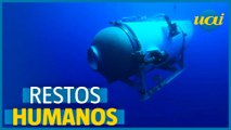 Supostos restos humanos são encontrados no submarino Titan
