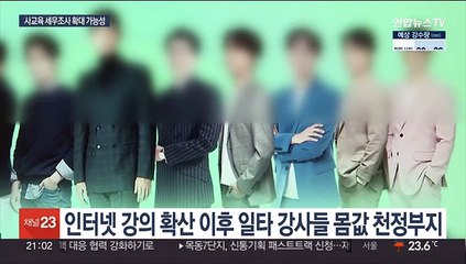 사교육 조준한 세무조사…일타 강사·영어유치원 확대될 듯