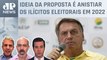 Deputados preparam projeto de lei que prevê anistia a Bolsonaro; Schelp, d'Avila e Beraldo analisam