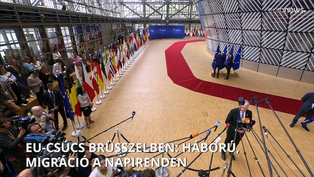EU-csúcs Brüsszelben: Ukrajna támogatásában egyetértés, a migráció kapcsán vita várható