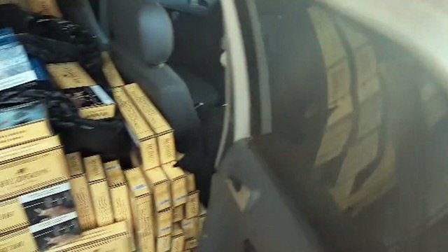 BPRv apreende veículo carregado com cigarros contrabandeados do Paraguai