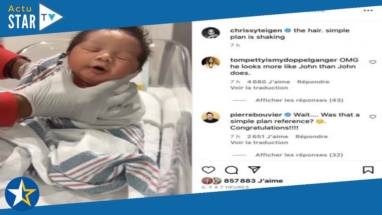 Chrissy Teigen maman pour la quatrième fois six mois après la naissance de sa fille Esti