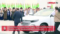 Togg Türkmenistan'da! Bakan Kacır bizzat teslim etti