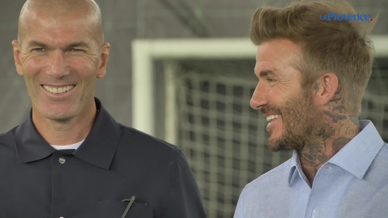 Zidane, Beckham et EA Sports réunis au Z5 à Aix autour d'un projet foot