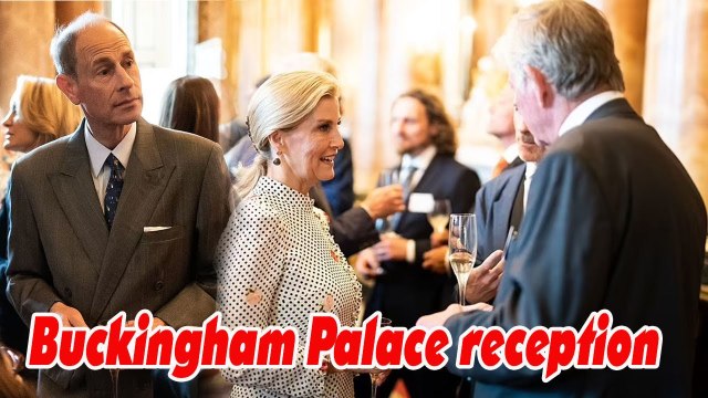 Duchess of Edinburgh joins King Charles and Prince Edward at Buckingham Palace reception