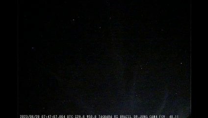 Meteoro Fireball da Chuva Delta Aquáridas do Sul