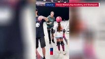 Tony Hawk coaches 13-year-old to first female 720
