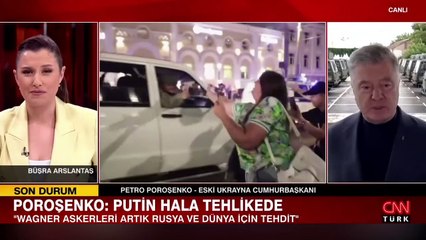 Eski Ukrayna Cumhurbaşkanı Petro Poroşenko'dan canlı yayında özel açıklamalar