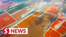 Colorful Salt Lake of Yuncheng: 