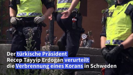 Erdogan verurteilt Koran-Verbrennung in Schweden scharf