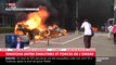 Nanterre - Plusieurs voitures renversées et en feu, attaque des forces de l'ordre : la marche blanche a dégénéré - Les reporters exfiltrés - Une journaliste menacée 