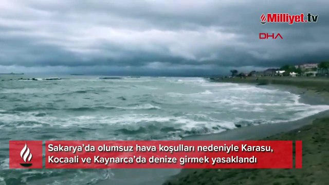 Karasu, Kocaali ve Kaynarca’da denize girmek yasaklandı