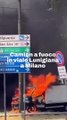 Incendio a Milano, camion divorato dalle fiamme in viale Lunigiana: il video del rogo
