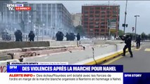 Marche blanche pour Nahel: la BRI (brigade de recherche et d'intervention) en route pour Nanterre
