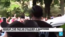 Mineur tué par un policier à Nanterre : tensions lors de la marche blanche organisée en hommage à Nahel