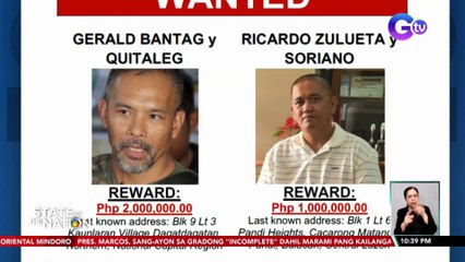 Murder case laban kina Bantag at Zulueta, in-archive muna sa Muntinlupa RTC | SONA