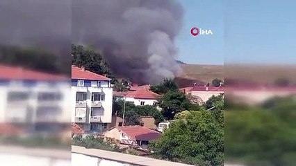 Manisa korkutan ev yangını