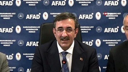 Cumhurbaşkanı Yardımcısı Yılmaz: 'Asrın felaketine asrın dayanışması ile cevap vereceğiz'