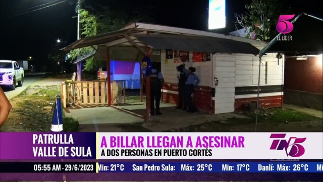 En billar asesinan a dos personas en San Pedro Sula
