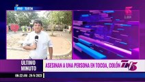 Asesinan a una persona en Tocoa, Colón
