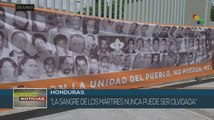 Hondureños honran a los mártires de la resistencia antigolpista