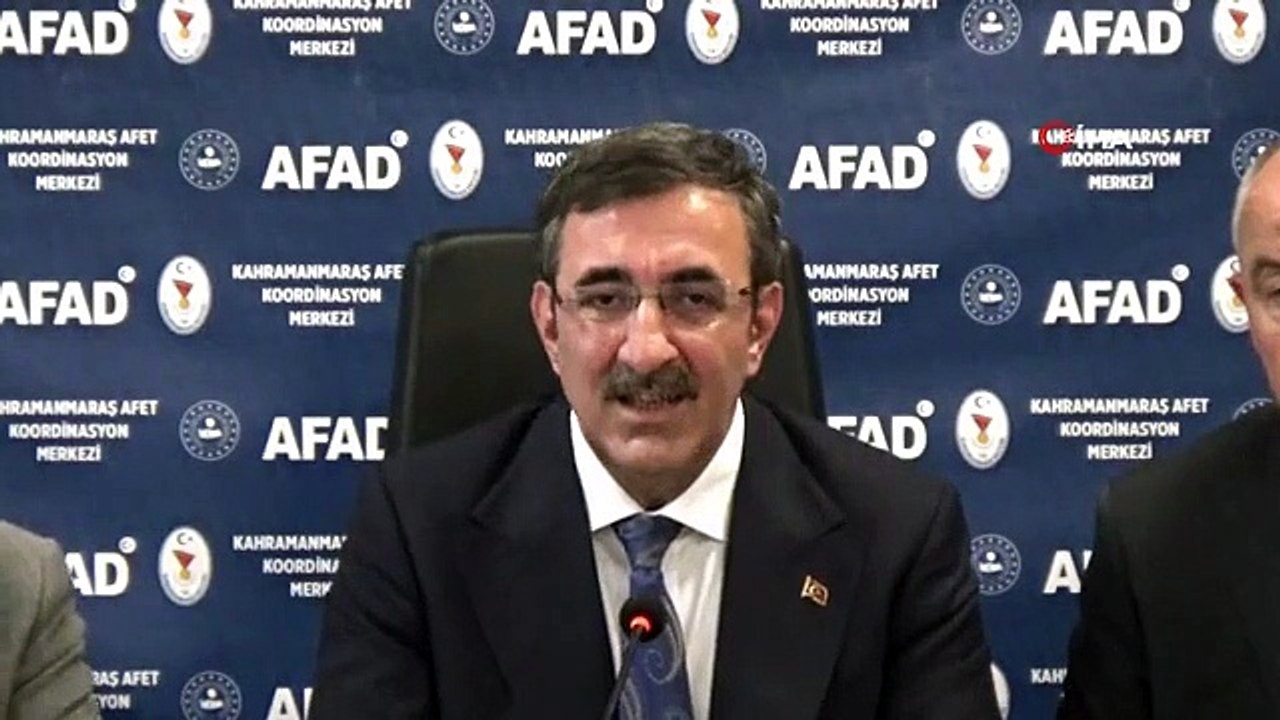 Vice-président Yılmaz： "Nous répondrons à la catastrophe du siècle avec la solidarité du siècle"