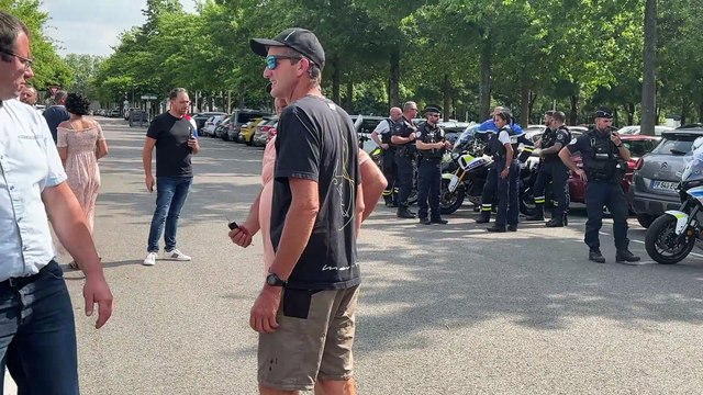 Les arboriculteurs manifestent à Saint-Etienne