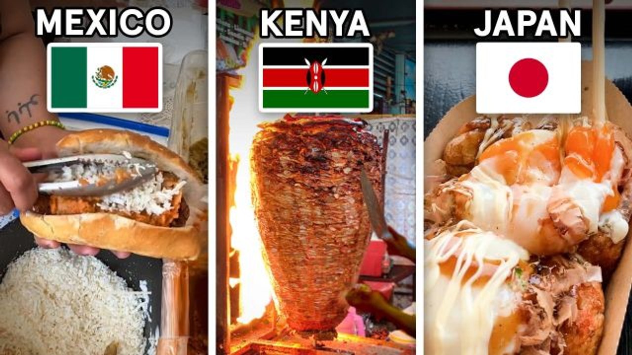 Trying Street Food From 9 Countries Across The Globe